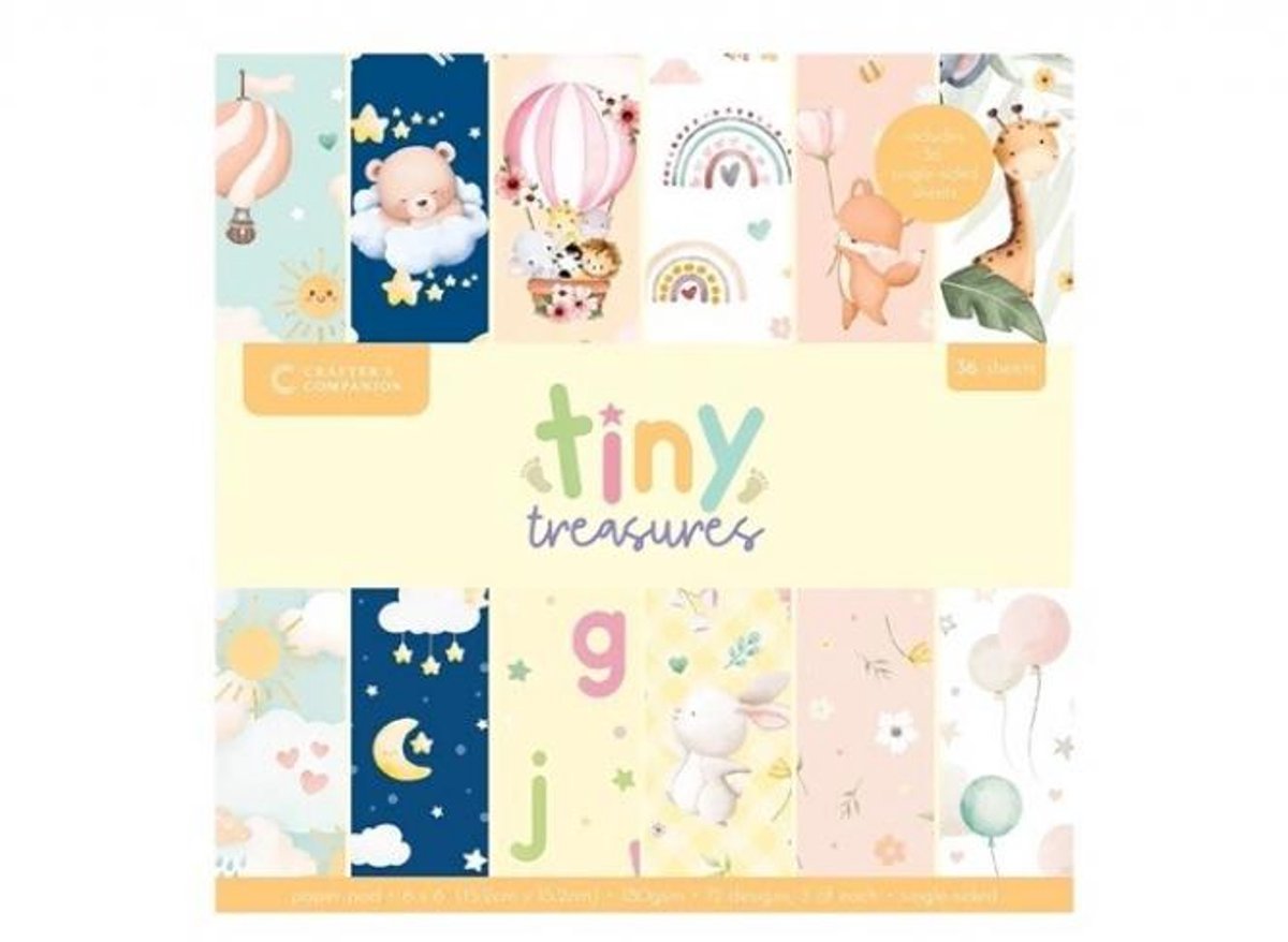 CC - Tiny Treasures Collection - Paperpad 15x15 cm